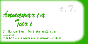 annamaria turi business card